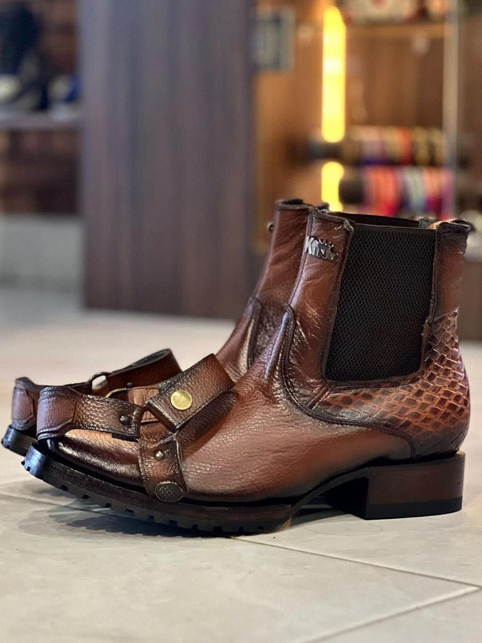 Hand Carved Vintage Cowhide Boots(Buy 2 Free Shipping✔️)