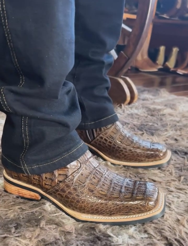 Italian Vintage Crocodile Boots