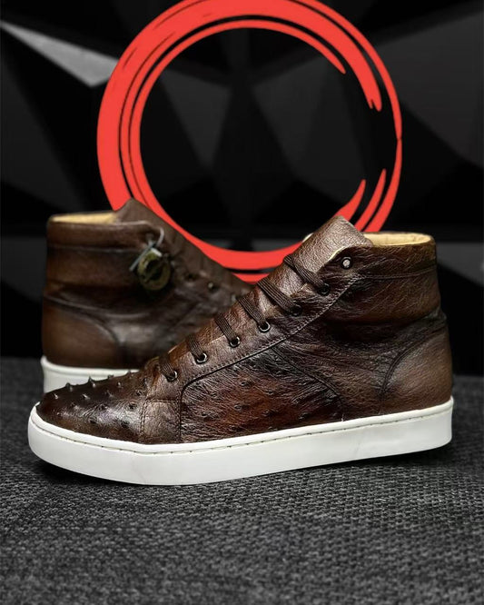Vintage Ostrich Leather Shoes