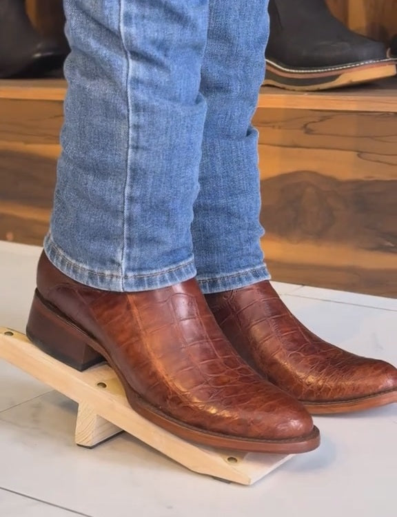 Vintage Hand Carved Cowboy Boots