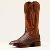 Vintage Crocodile Embroidery Cowboy Boots