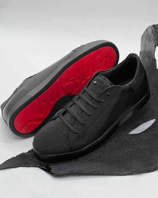 Vintage Textured Casual Shoes