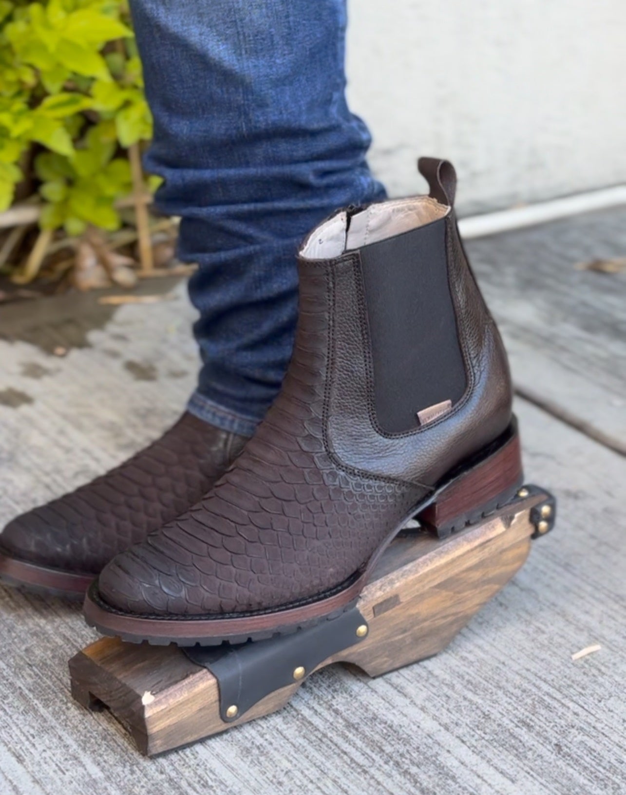 Vintage Python Cowboy Boots