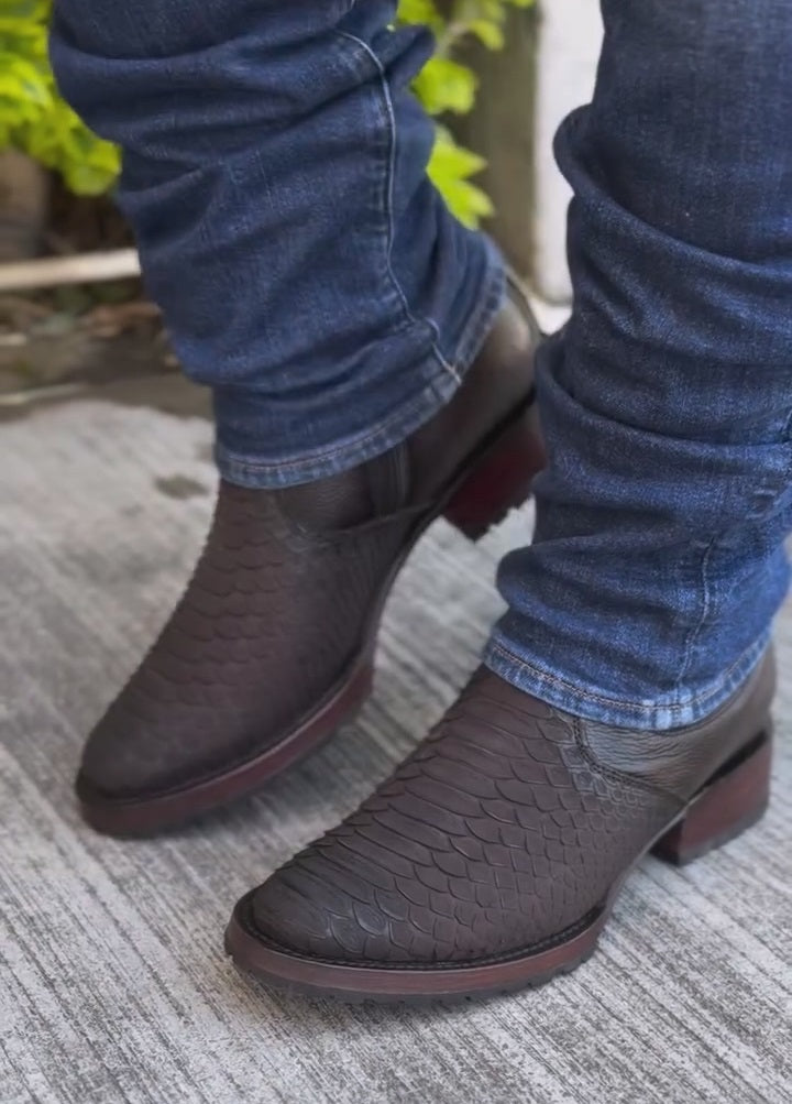 Vintage Python Cowboy Boots