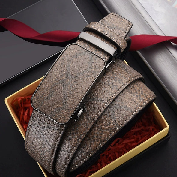 Men's Python Belt