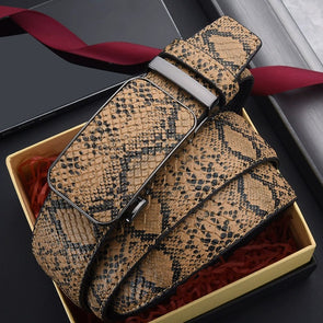 Men's Python Belt