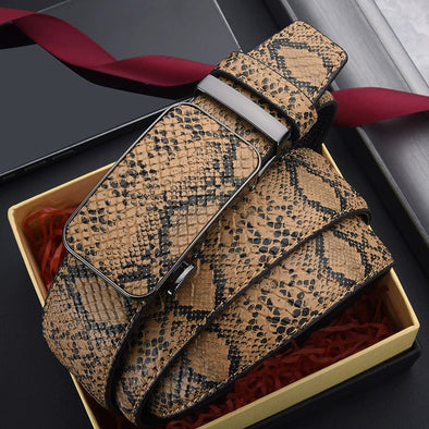 Men's Python Belt
