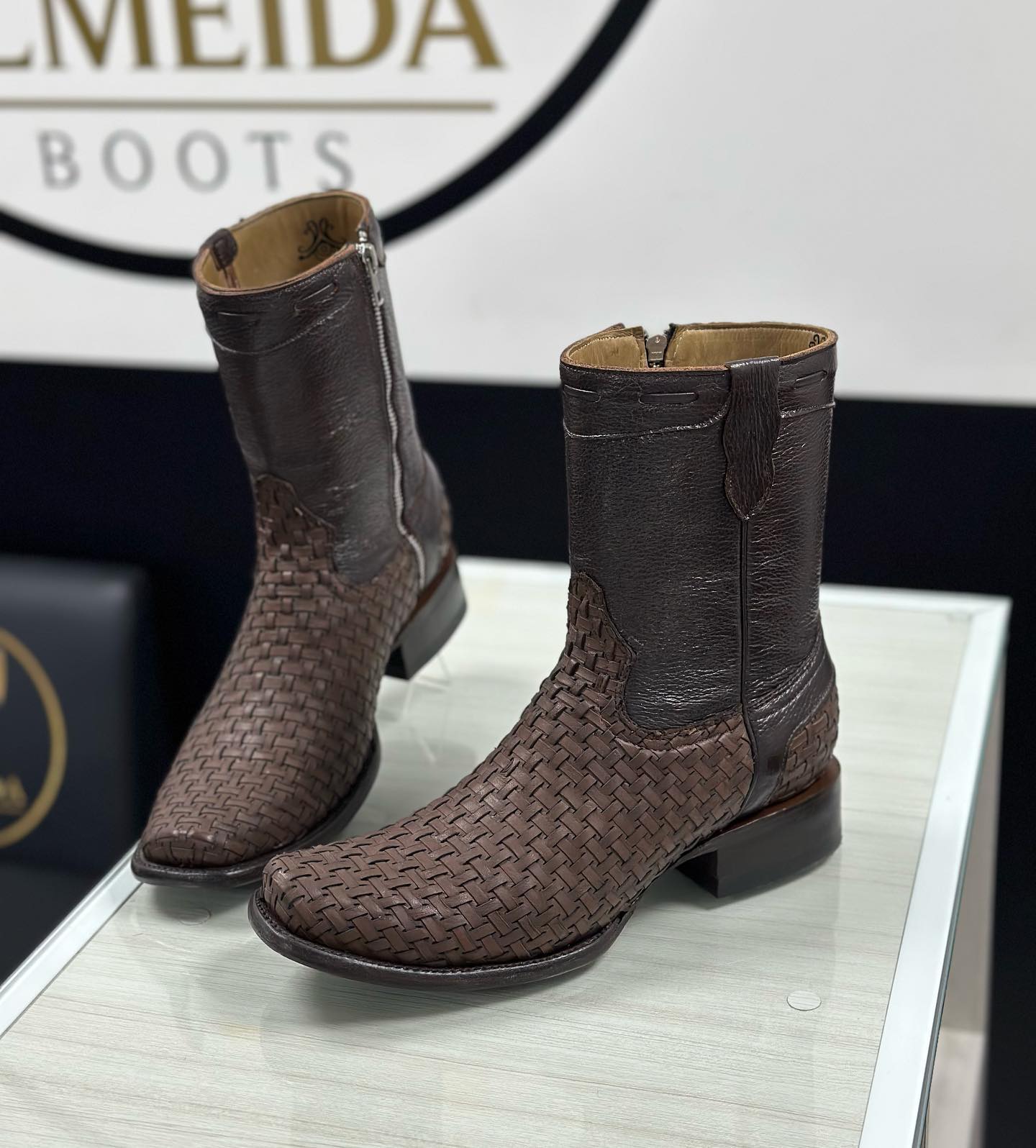 Hand Knit Ranch Cowboy Boots