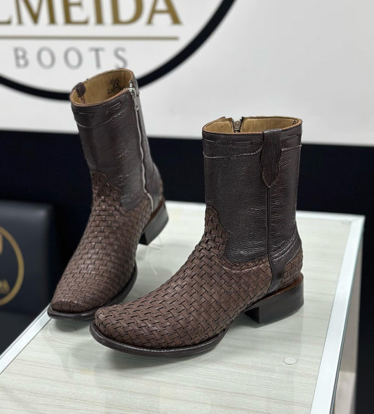 Hand Knit Ranch Cowboy Boots