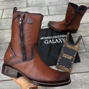 Tobacco Buckskin Gala Boots