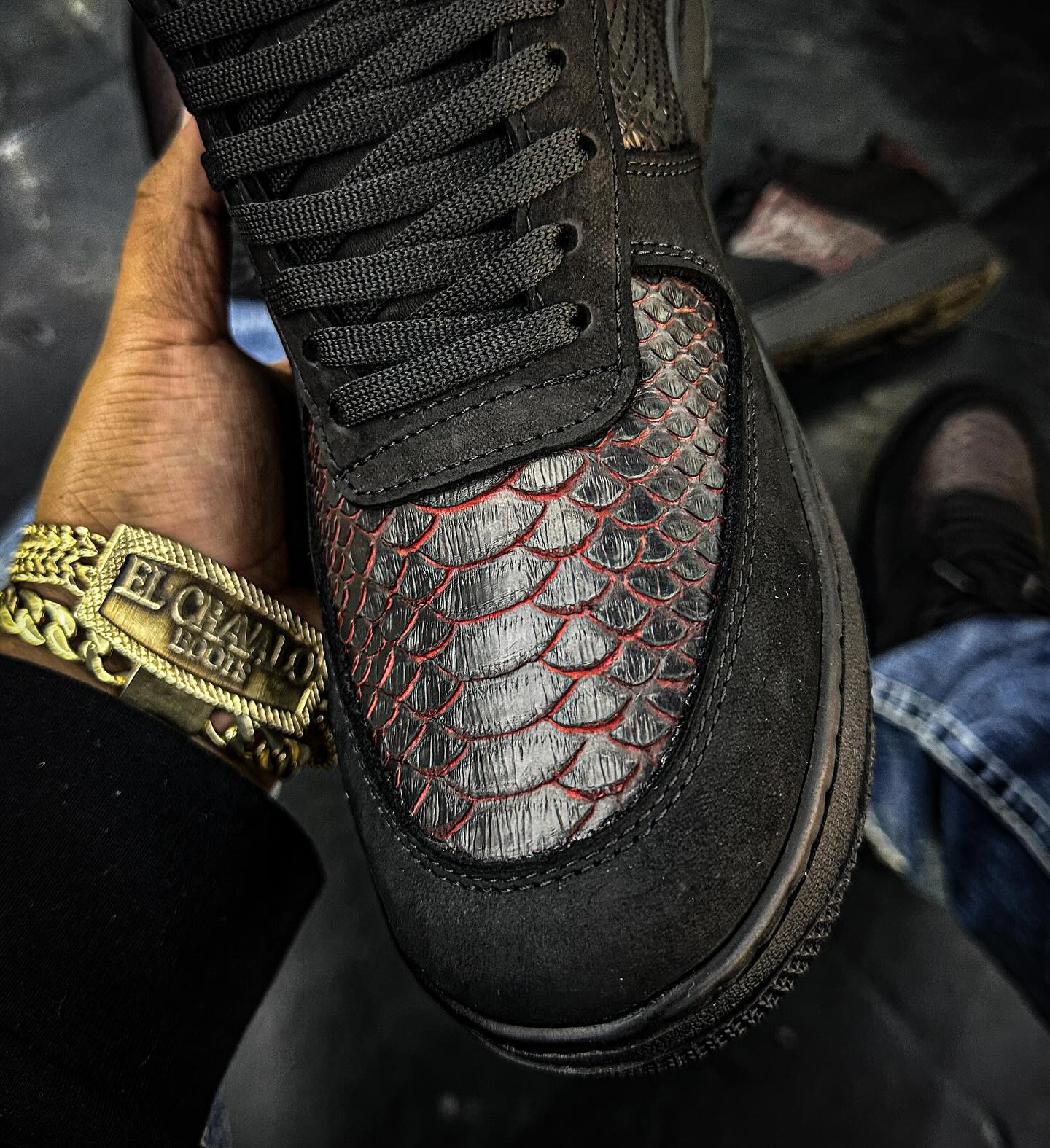 Handmade Python Sneakers