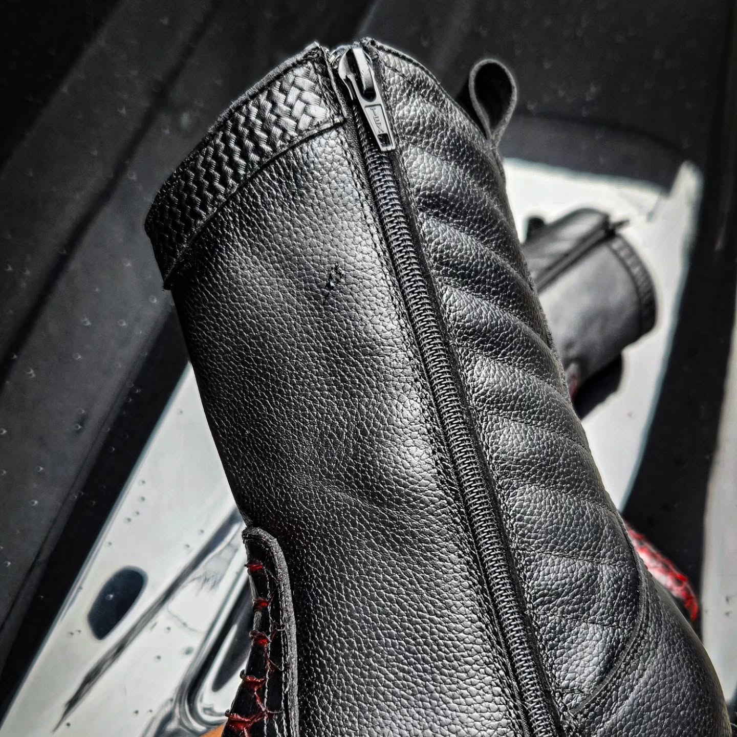 Vintage Cherry Python Cowboy Boots