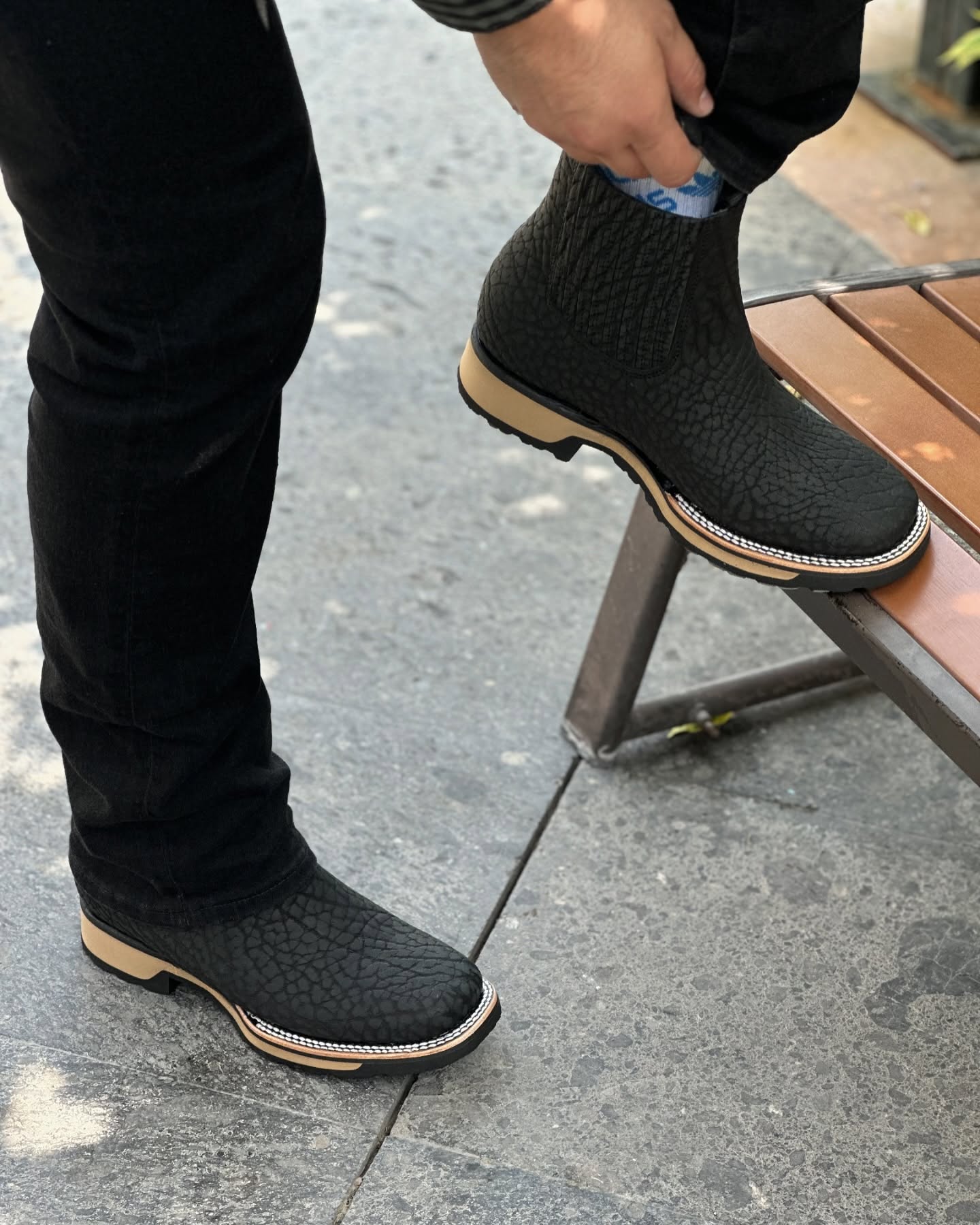 Handmade Square Toe Cowboy Boots