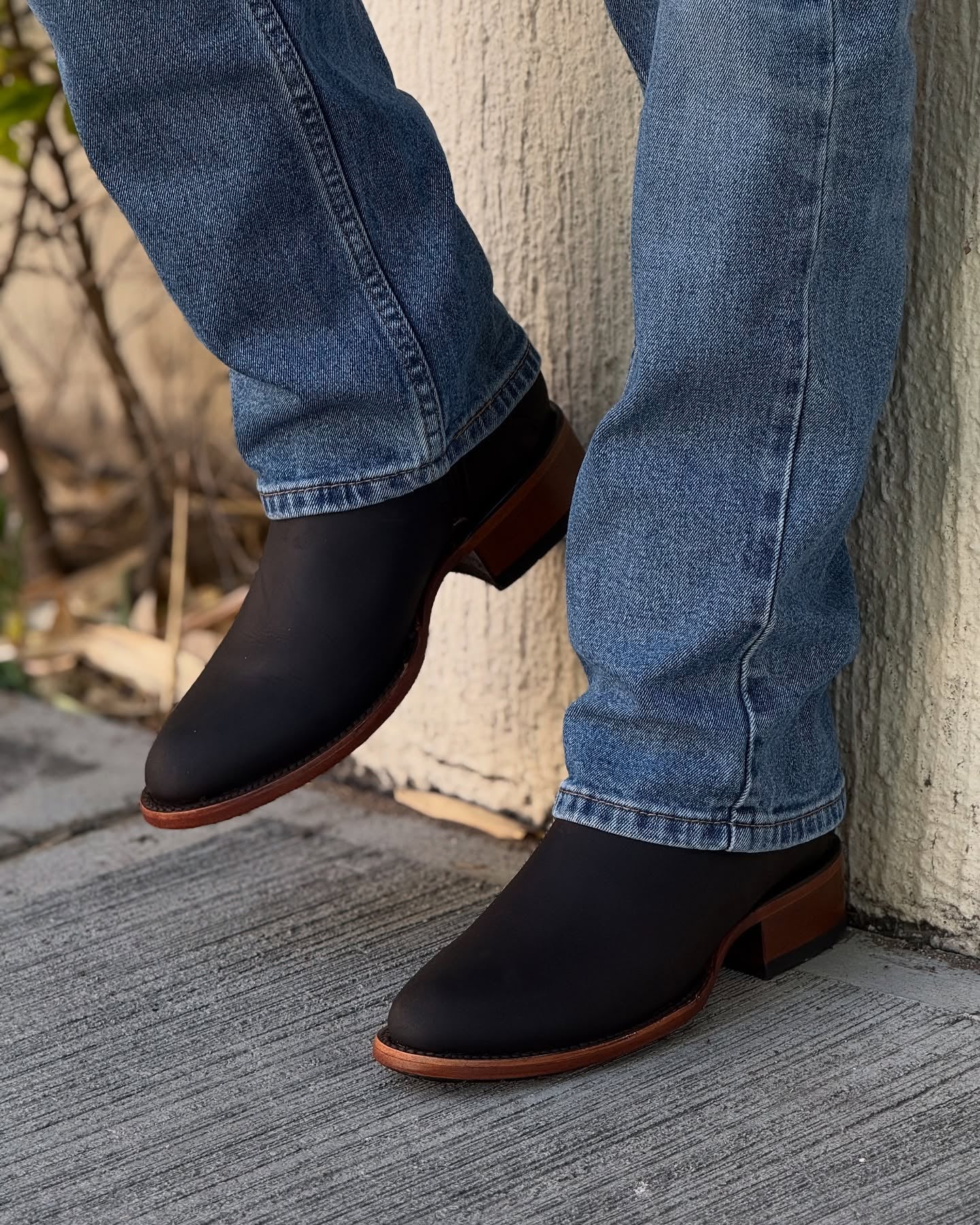Italian Cowhide Ranch Cowboy Boots