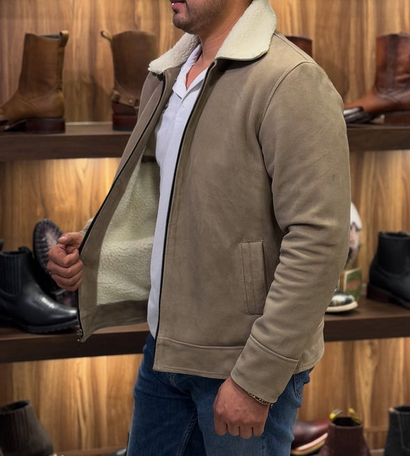 Handmade Suede Western Style Jacket