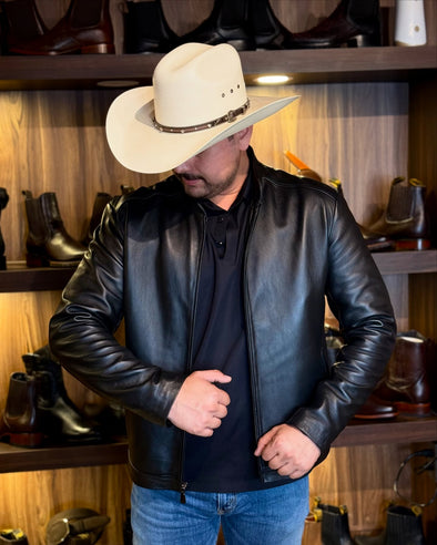 Western Cowboy Cowhide Jacket