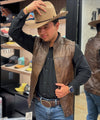 Handmade Western Cowhide Vest