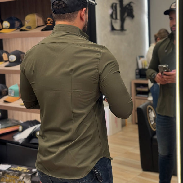 Solid Color Waterproof Shirt