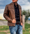Western Vintage Cowhide Jacket