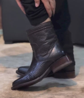 Handmade Snakeskin Ranch Cowboy Boots
