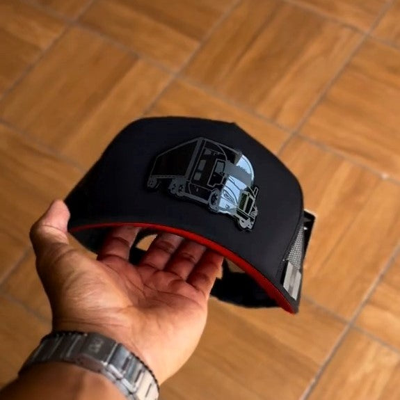 Black Trucker Cap