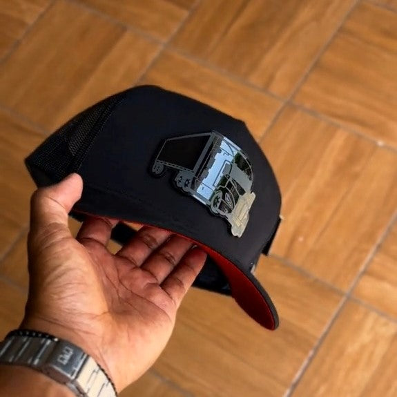Black Trucker Cap