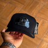 Black Trucker Cap