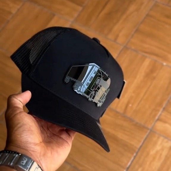 Black Trucker Cap