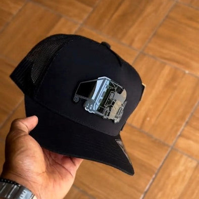 Black Trucker Cap
