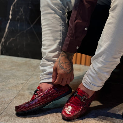 Handmade Python Loafers