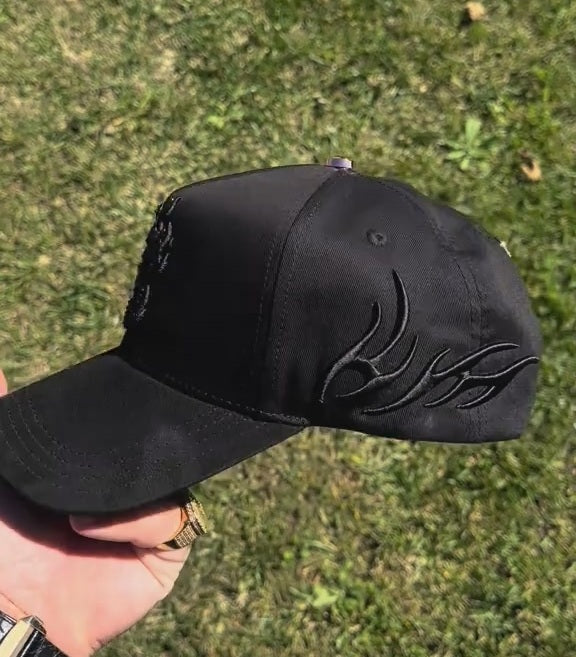 Flame Embroidered Hat