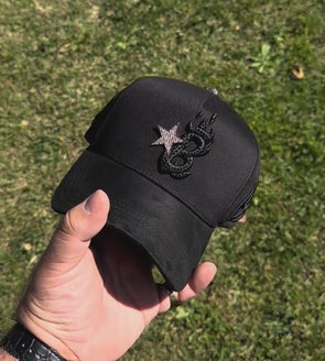 Flame Embroidered Hat