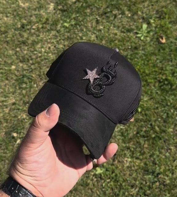 Flame Embroidered Hat