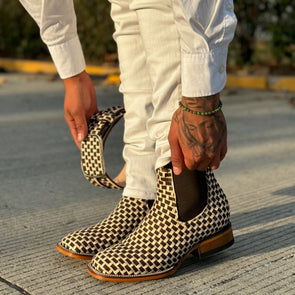 Handmade Western Cowboy Ankle Boots