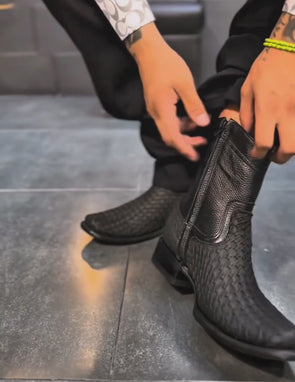 Italian Cowhide Western Boots