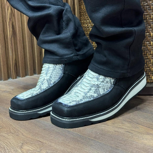 Italian Python Cowboy Ankle Boots(Buy 2 Free Shipping✔️)