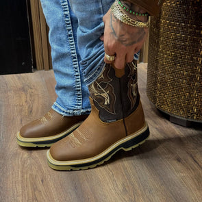 Hand Embroidered Ranch Cowboy Boots