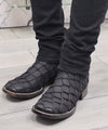 Vintage Handmade Cowhide Ankle Boots