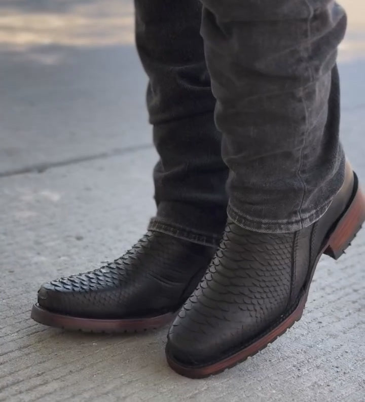 Western Python Ranch Boots