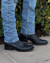 Italian Python Skin Ranch Cowboy Boots