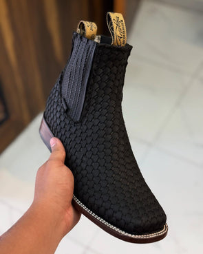Handcrafted Cowhide Ankle Boots