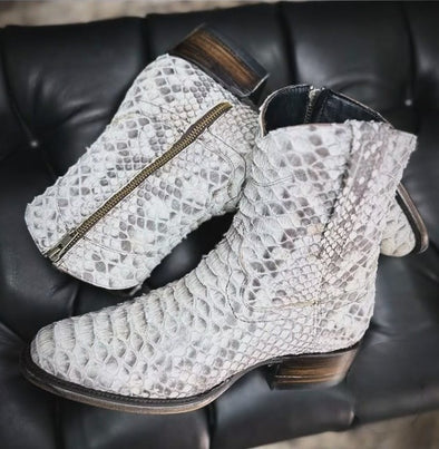 Western Python Skin Cowboy Boots