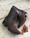 Hand-carved Python Skin Ranch Cowboy Boots