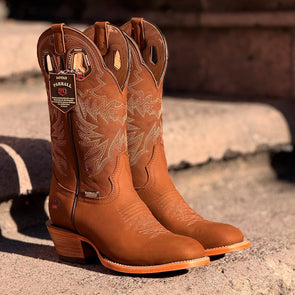 Hand-embroidered Western Ranch Boots