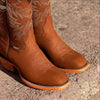 Hand-embroidered Western Ranch Boots