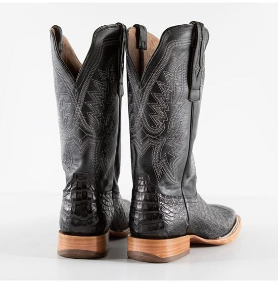 Italian Crocodile Neck Embroidered Cowboy Boots
