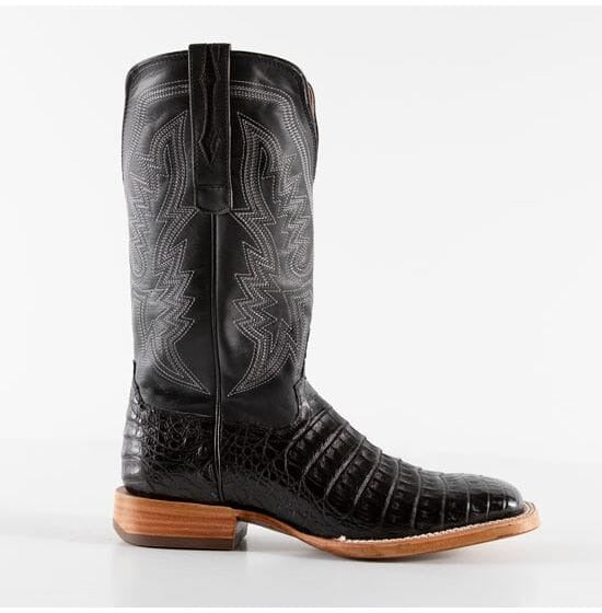Italian Crocodile Neck Embroidered Cowboy Boots