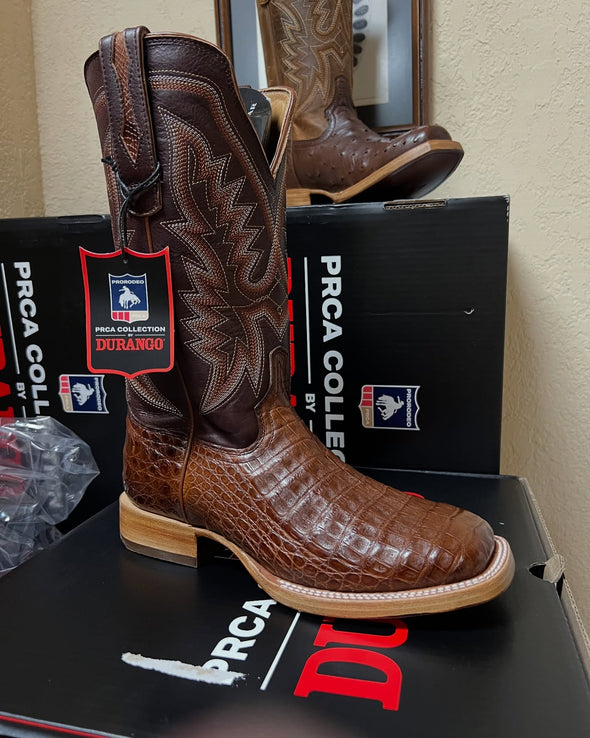 Italian Crocodile Neck Embroidered Cowboy Boots