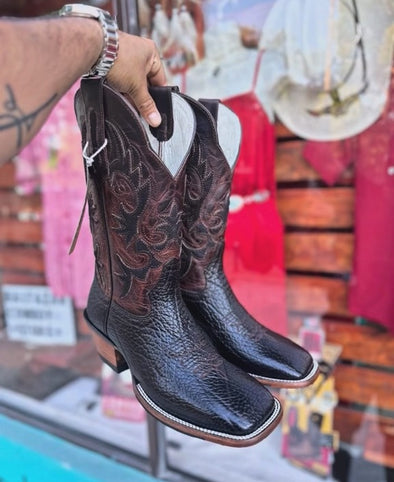 Italian Hand-embroidered Ranch Cowboy Boots
