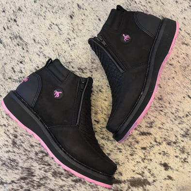Italian Python Skin Ankle Boots